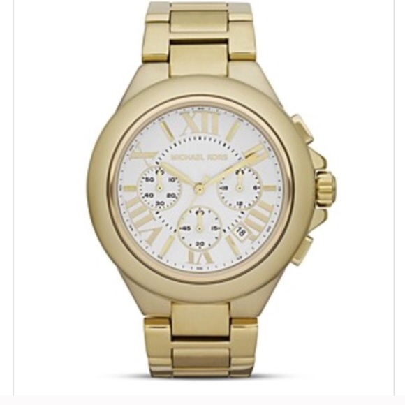 Michael Kors Camille Gold Watch - Picture 1 of 4